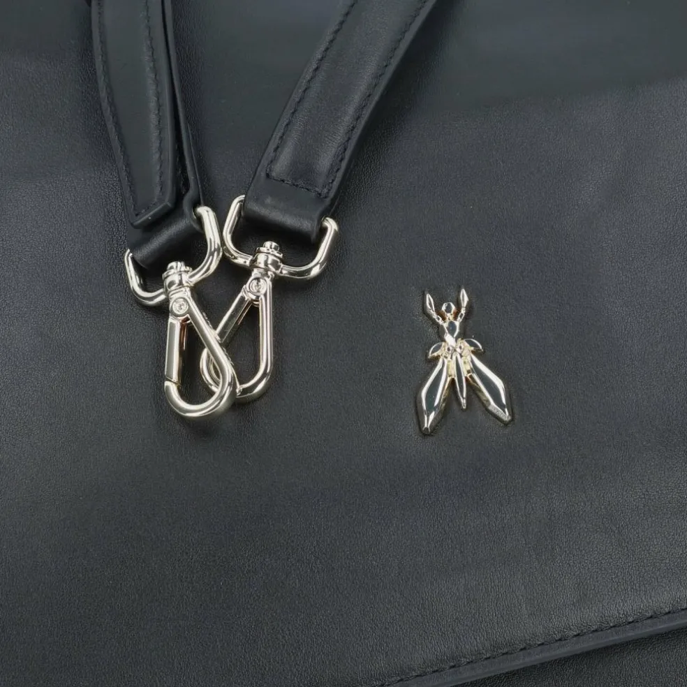 Patrizia Pepe Tris Umhängetasche Leder 37 cm