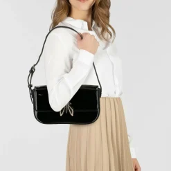 Patrizia Pepe Umhängetasche Leder 22 cm