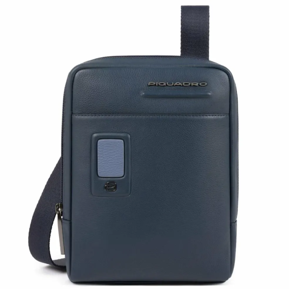 Piquadro Akron Umhängetasche Leder 17 cm