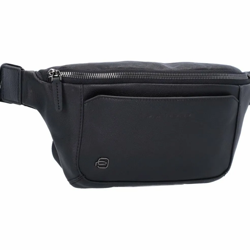 Piquadro Black Square Gürteltasche Leder 31 cm