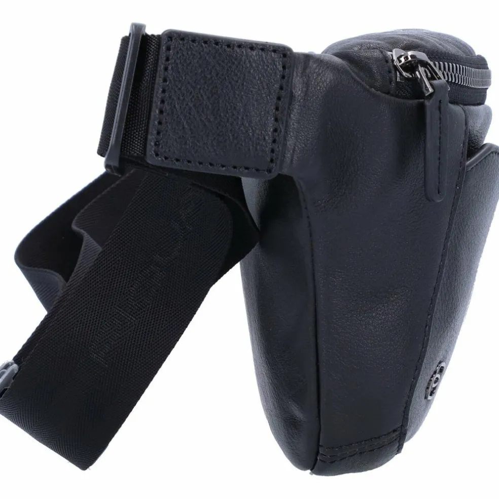 Piquadro Black Square Gürteltasche Leder 31 cm