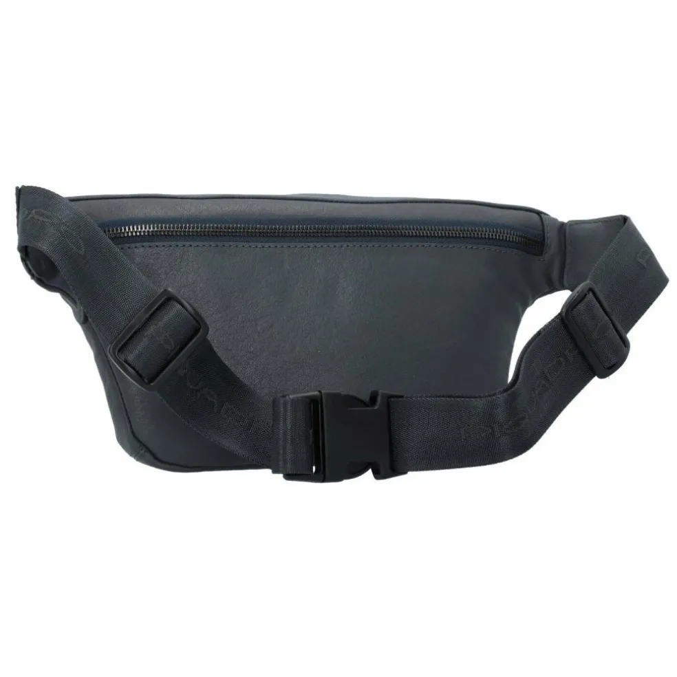 Piquadro Black Square Gürteltasche Leder 31 cm