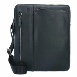 Piquadro Black Square Umhängetasche Leder 23 cm