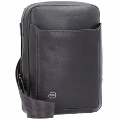 Piquadro Black Square Umhängetasche Leder 17 cm