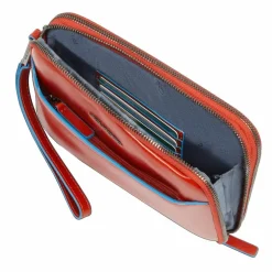 Piquadro Blue Square Clutch Geldbörse Leder 21 cm