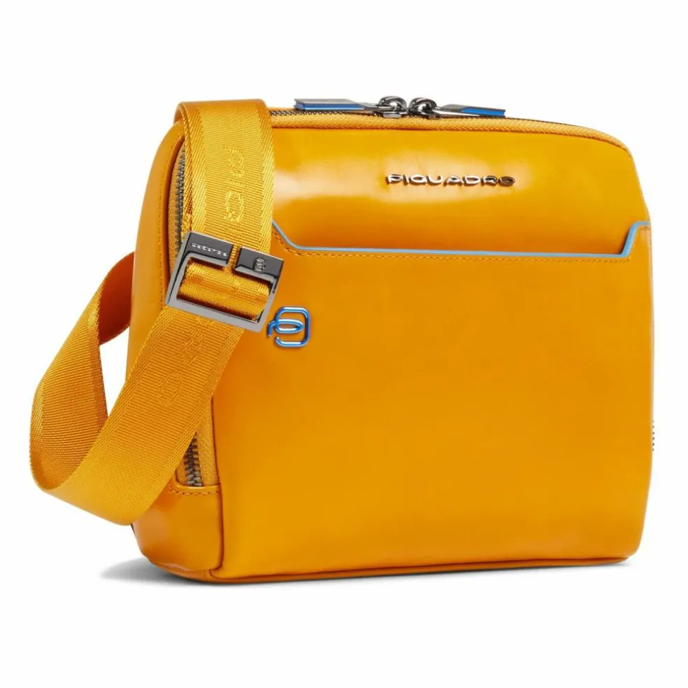 Piquadro Blue Square Umhängetasche Leder 21 cm