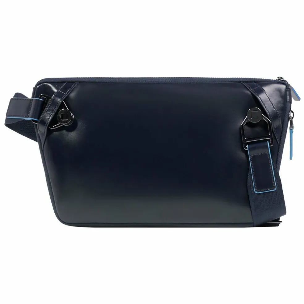 Piquadro Blue Square Umhängetasche Leder 30 cm