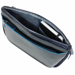 Piquadro Blue Square Umhängetasche Leder 30 cm