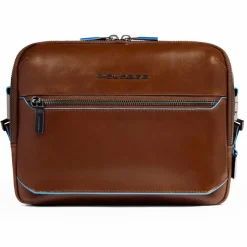 Piquadro Blue Square Umhängetasche RFID Schutz Leder 25 cm