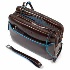 Piquadro Blue Square Umhängetasche Leder 23 cm