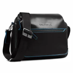 Piquadro Blue Square Umhängetasche Leder 27 cm