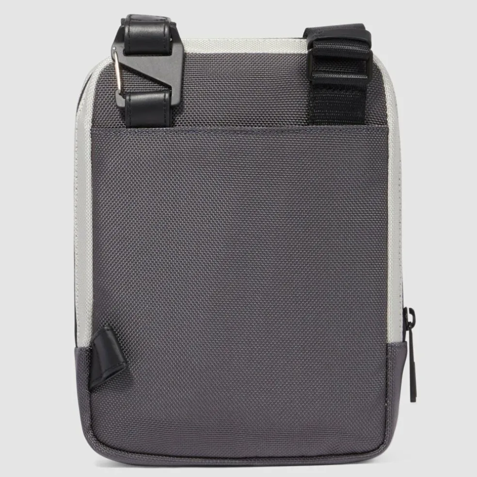 Piquadro iPad mini pocket crossbody bag in recycled fabric