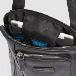 Piquadro Modus Umhängetasche Leder 22 cm