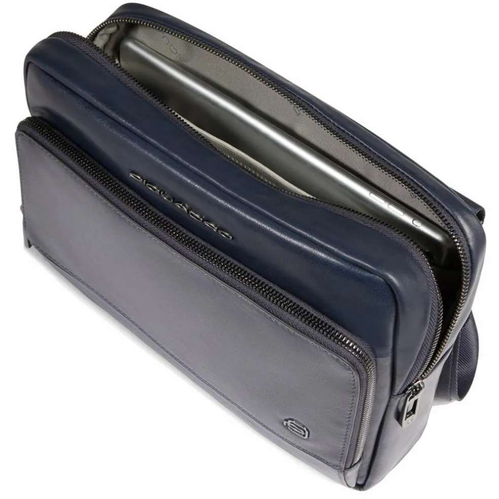 Piquadro Philip Umhängetasche Leder 27 cm
