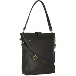 Plevier Bow Schultertasche Leder 30 cm Laptopfach