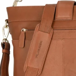 Plevier Bow Schultertasche Leder 30 cm Laptopfach