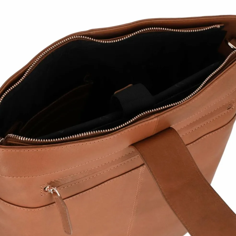Plevier Bow Schultertasche Leder 30 cm Laptopfach