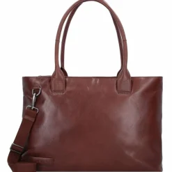 Plevier Rock Amber Schultertasche Leder 43 cm Laptopfach