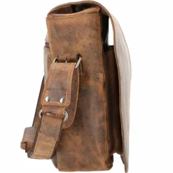 Pride and Soul Ben Umhängetasche Leder 33 cm Laptopfach