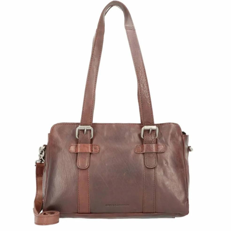 Spikes & Sparrow Schultertasche Leder 34 cm