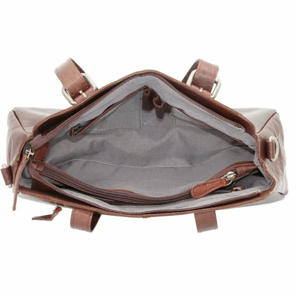 Spikes & Sparrow Schultertasche Leder 34 cm