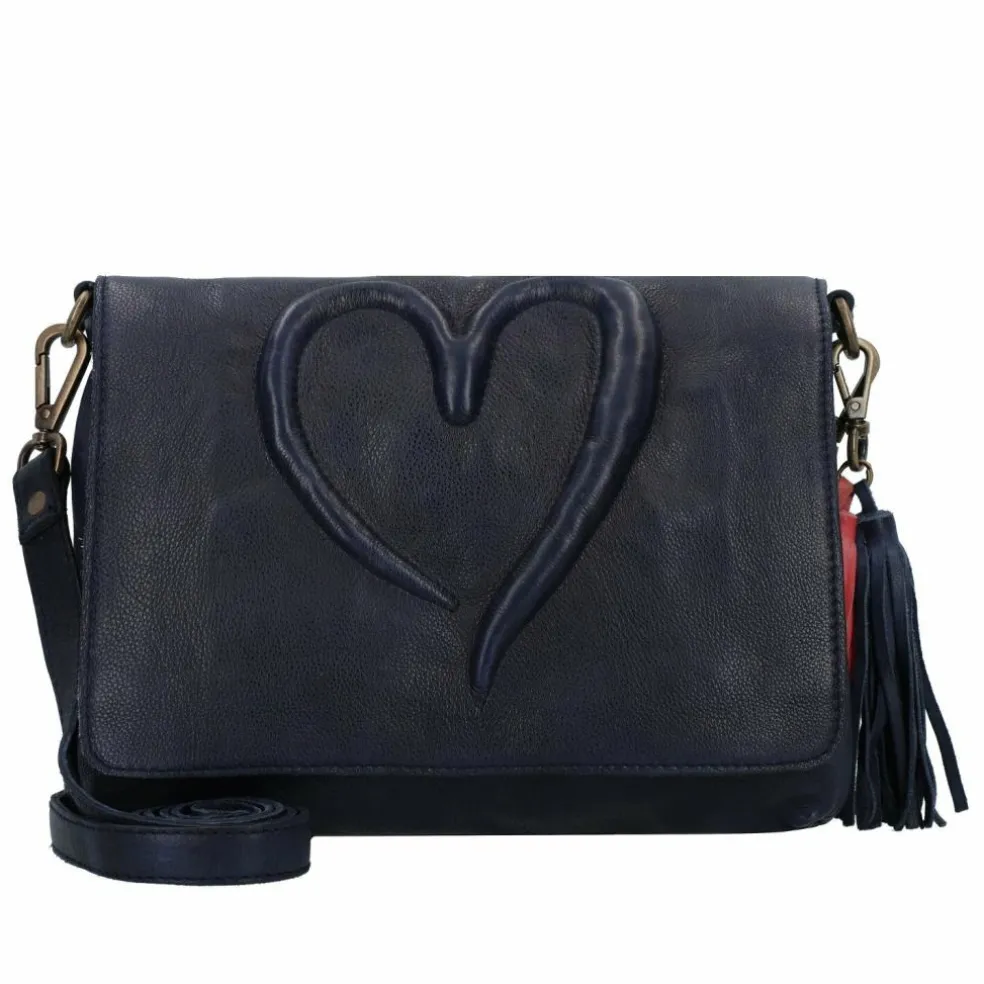 Taschendieb Wien Herzweg Umhängetasche Leder 29 cm