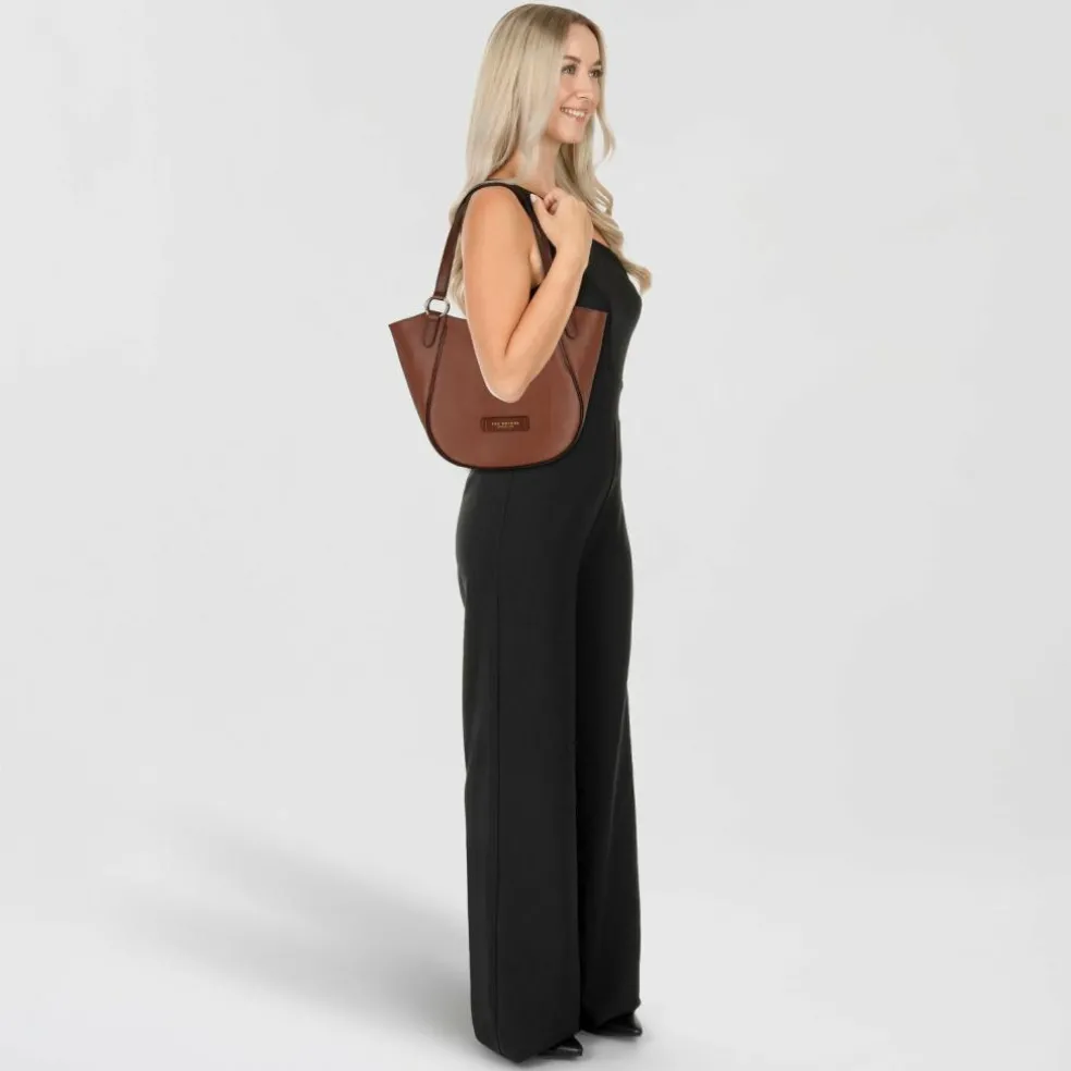 The Bridge Domitilla Shopper Tasche Leder 28 cm