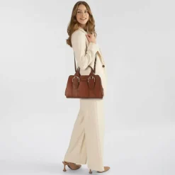 The Bridge Elena Handtasche Leder 32 cm