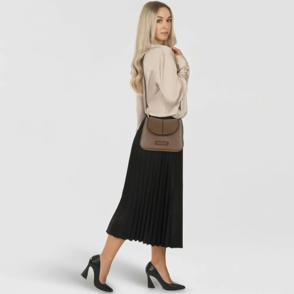 The Bridge Elisabetta Umhängetasche Leder 22 cm