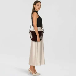 The Bridge Fedora Umhängetasche Leder 27 cm