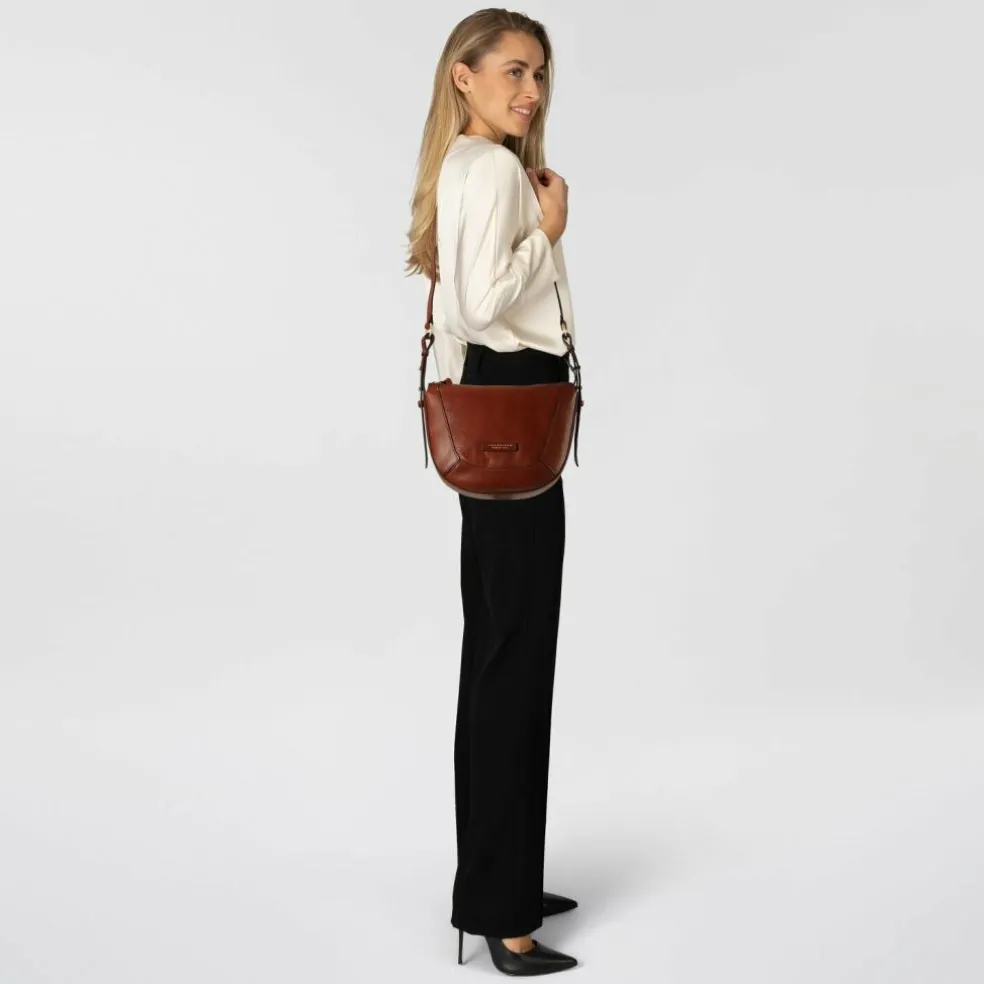 The Bridge Fedora Umhängetasche Leder 29 cm