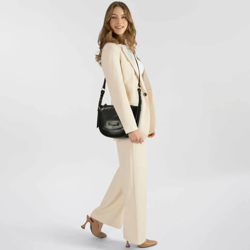 The Bridge Fedora Umhängetasche Leder 29 cm