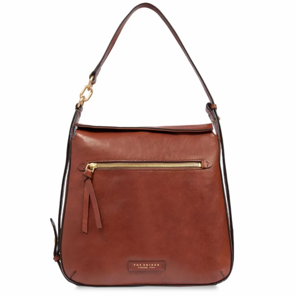 The Bridge Ingrid Schultertasche Leder 31 cm