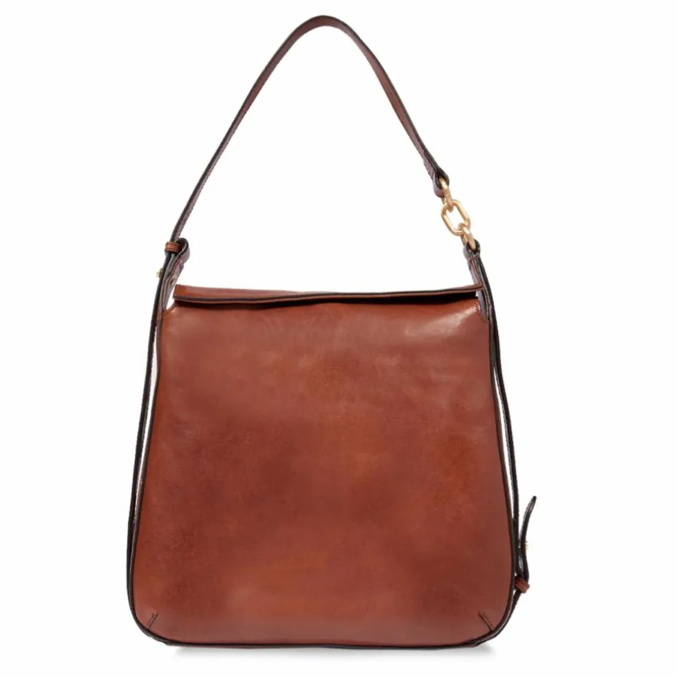 The Bridge Ingrid Schultertasche Leder 31 cm