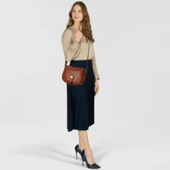 The Bridge Isadora Umhängetasche Leder 27 cm