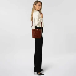 The Bridge Isotta Umhängetasche Leder 26 cm