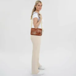 The Bridge Lucrezia Schultertasche Leder 18.5 cm