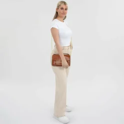 The Bridge Lucrezia Schultertasche Leder 18.5 cm