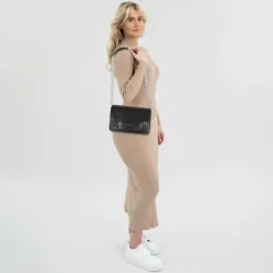 The Bridge Lucrezia Schultertasche Leder 18.5 cm