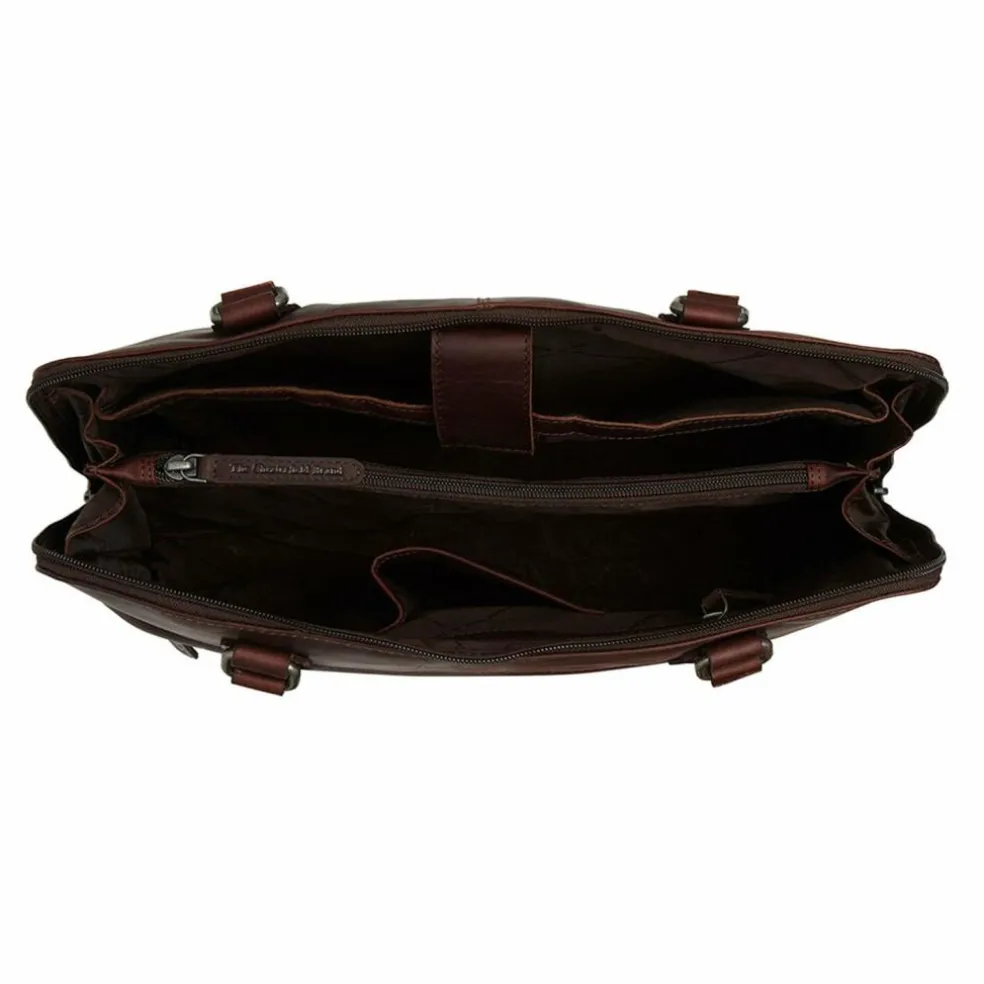 The Chesterfield Brand Branson Schultertasche Leder 37 cm Laptopfach