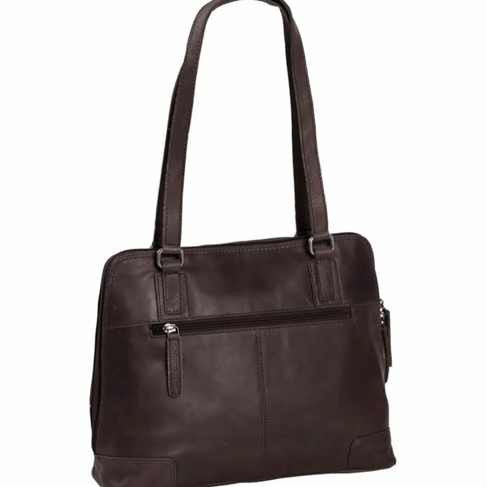 The Chesterfield Brand Wax Pull Up Schultertasche Leder 30 cm Laptopfach
