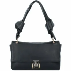 Tommy Hilfiger Pushlock Schultertasche Leder 26 cm