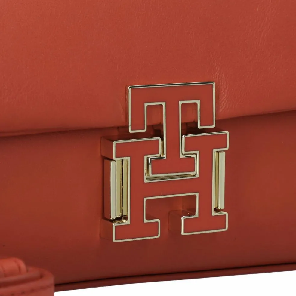 Tommy Hilfiger Pushlock Umhängetasche Leder 22 cm