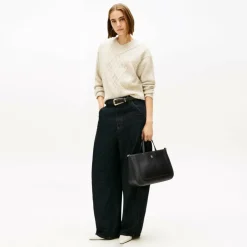 Tommy Hilfiger TH Glam Shopper Tasche Leder 32 cm