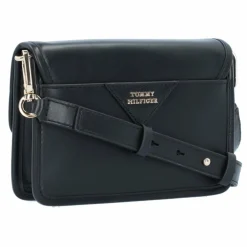 Tommy Hilfiger TH Logo Leather Umhängetasche Leder 20 cm