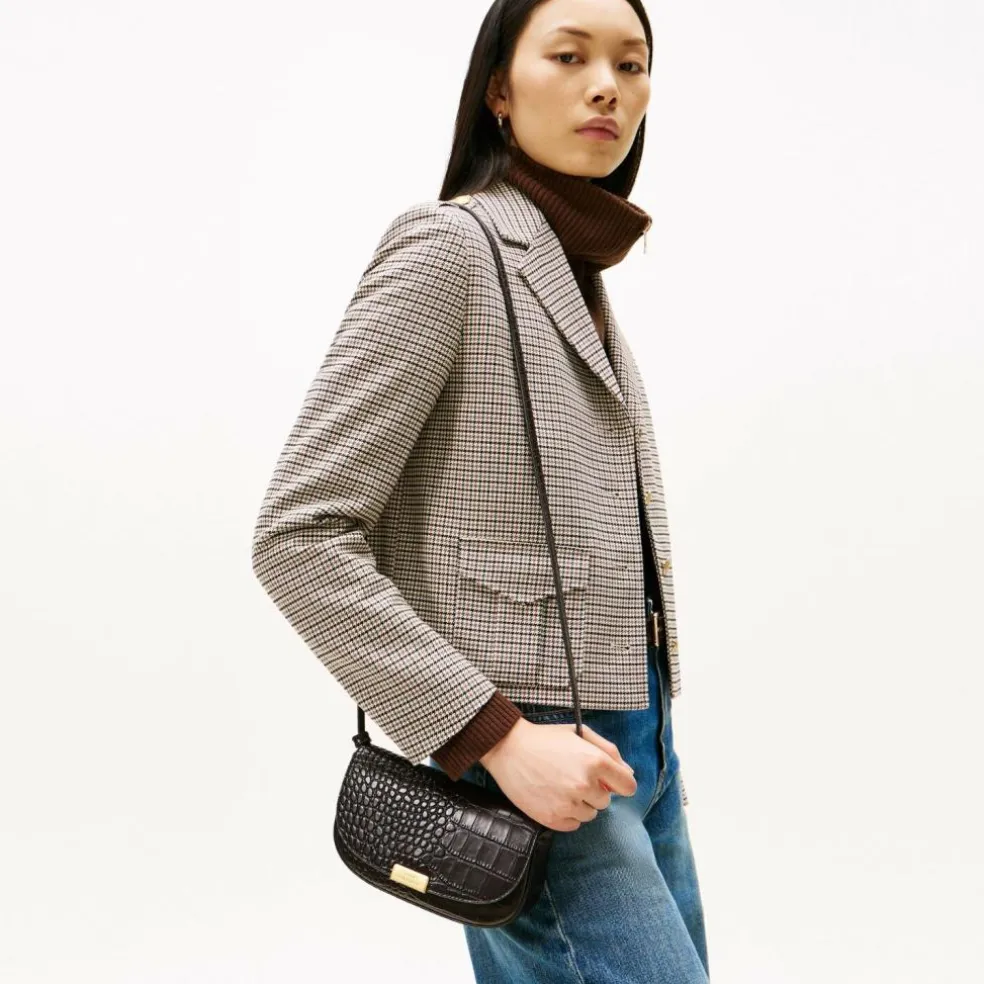 Tommy Hilfiger TH Party Umhängetasche Leder 20 cm