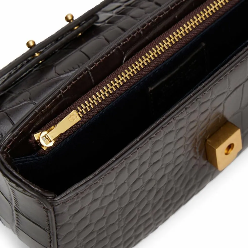 Tommy Hilfiger TH Party Umhängetasche Leder 20 cm