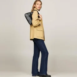 Tommy Hilfiger TH Soft Schultertasche Leder 38 cm