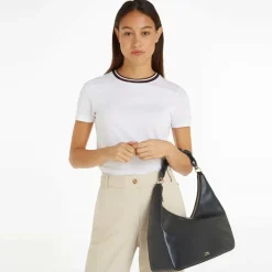 Tommy Hilfiger TH Soft Schultertasche Leder 38 cm